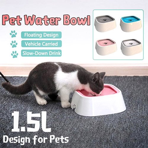 SPLASH-FREE WATER BOWL