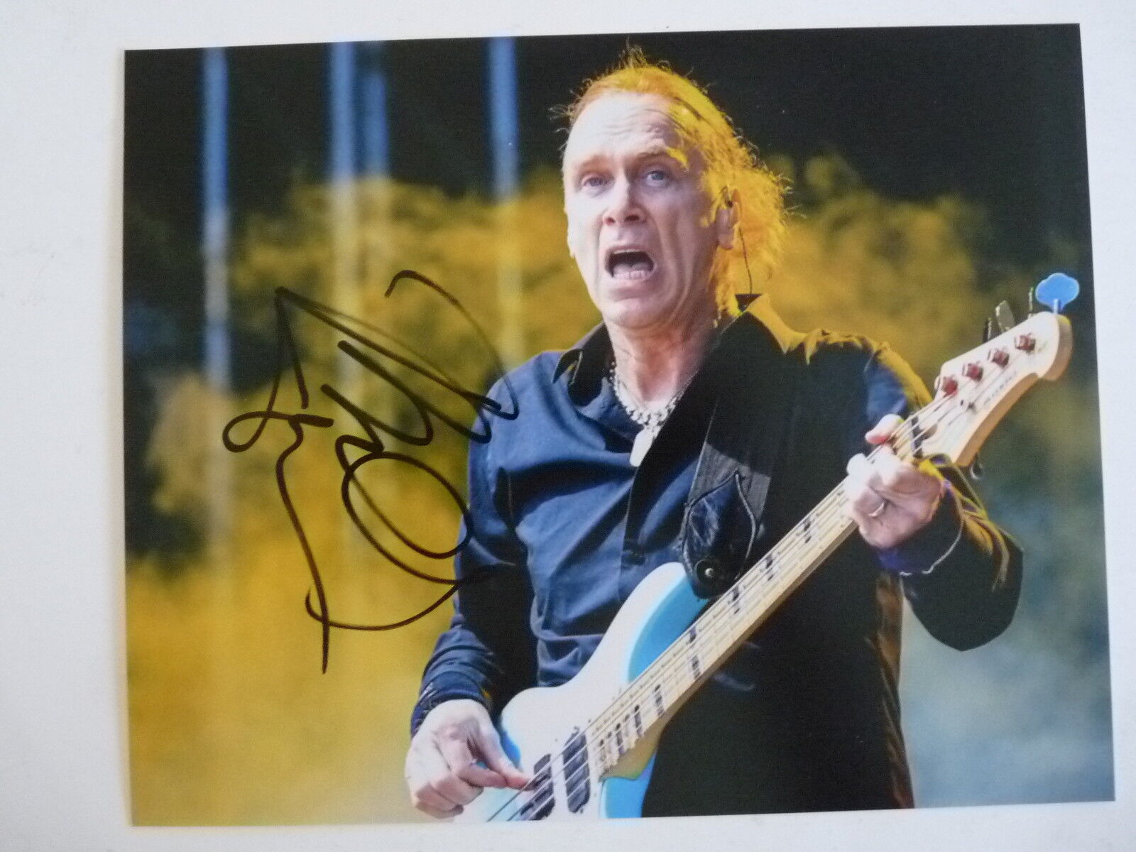 Billy Sheehan Mr Big DLR Roth Autographed Signed 8x10 Photo Poster painting PSA Guaranteed #1