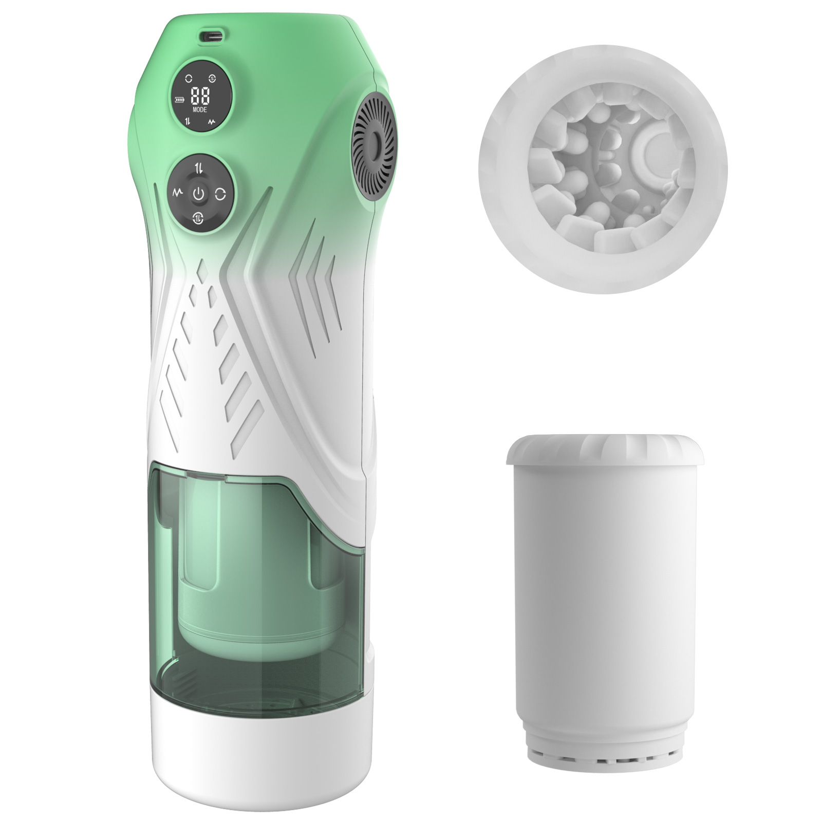 Starry Gaze Rotating Telescopic Vibration Male Masturbator
