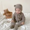 Baby Furry One-piece Pajamas Children's Winter Home Clothes