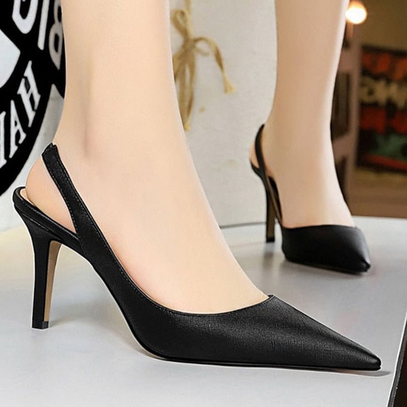 BIGTREE Shoes Sexy Kitten Heels Women Pumps Occupation Office Shoes High Heels Shoes Lady Party Shoes Women Heels Sandals 43