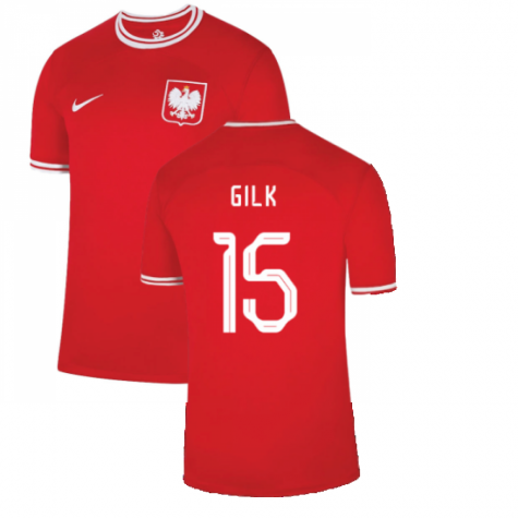 Polen Kamil Glik 15 Away Trikot WM 2022