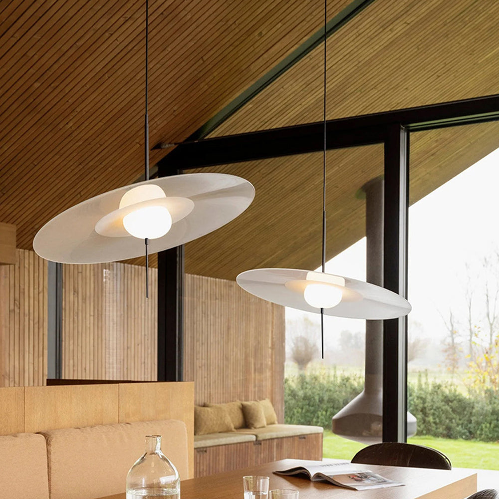Modern Mono Round Ufo Pendant Light
