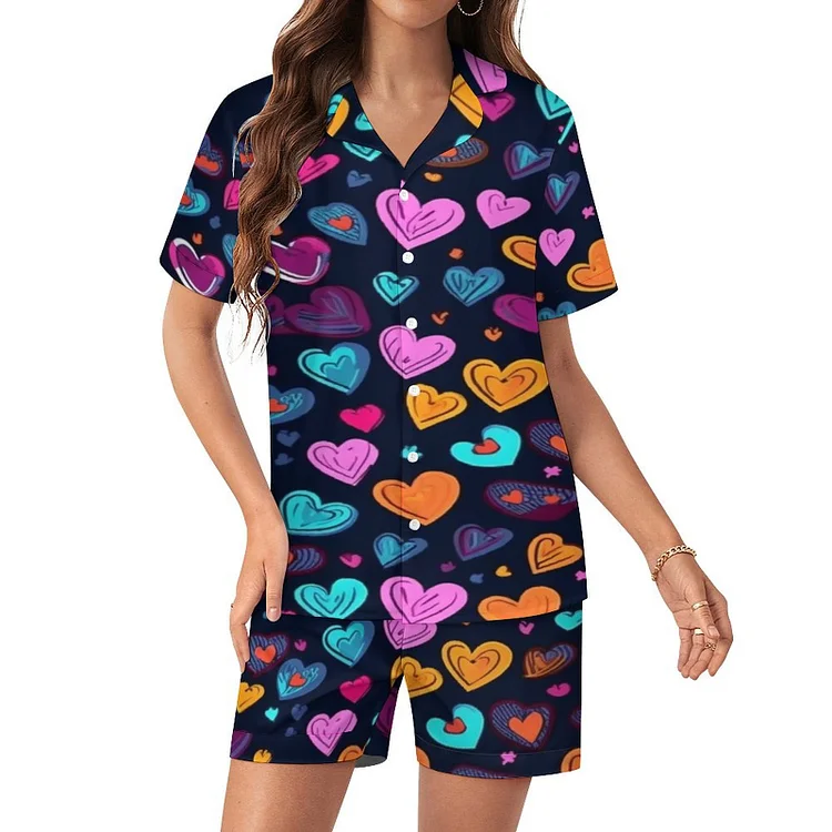 Silk Pajama Set Valentine Day Love customized, personalized, gift