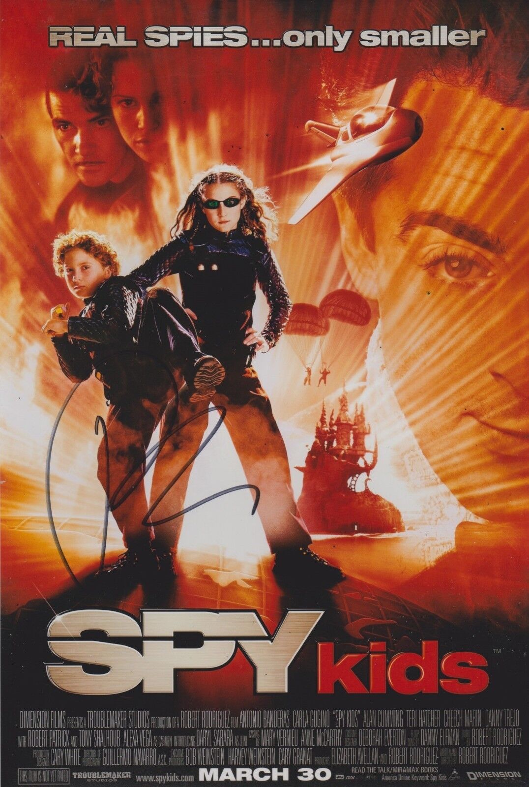 Robert Rodriguez Signed Spy Kids 12x8 Photo Poster painting AFTAL