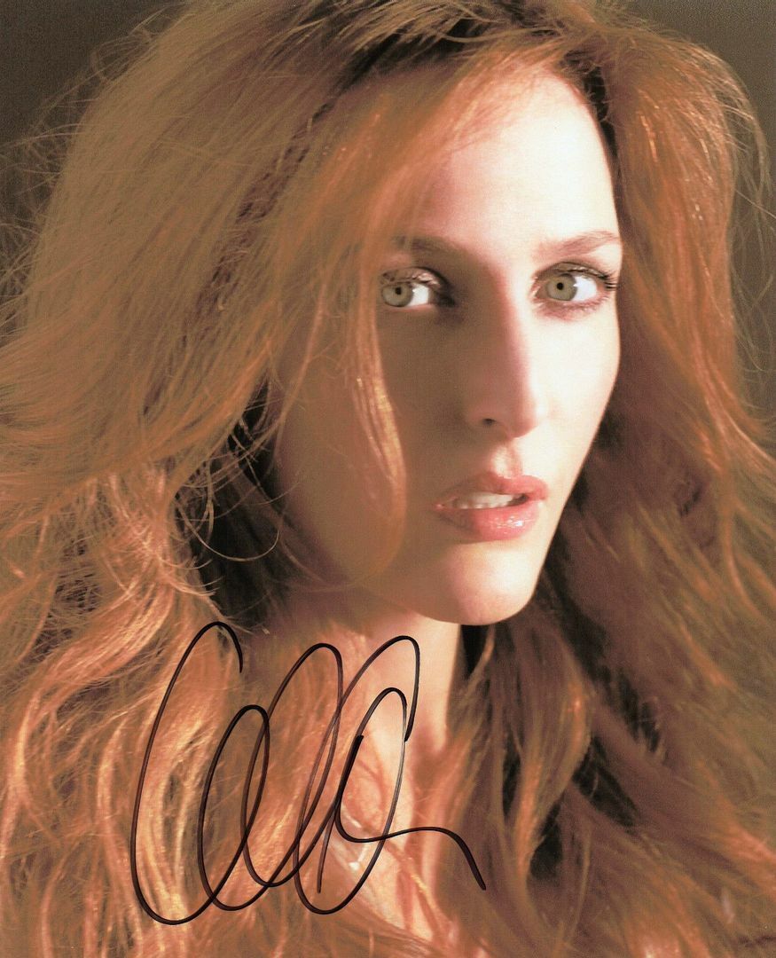 Gillian Anderson Autograph Signed Photo Poster painting Print