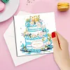 uk.everydayedeals 6Pcs DIY Diamond Painting Greeting Card - Cake