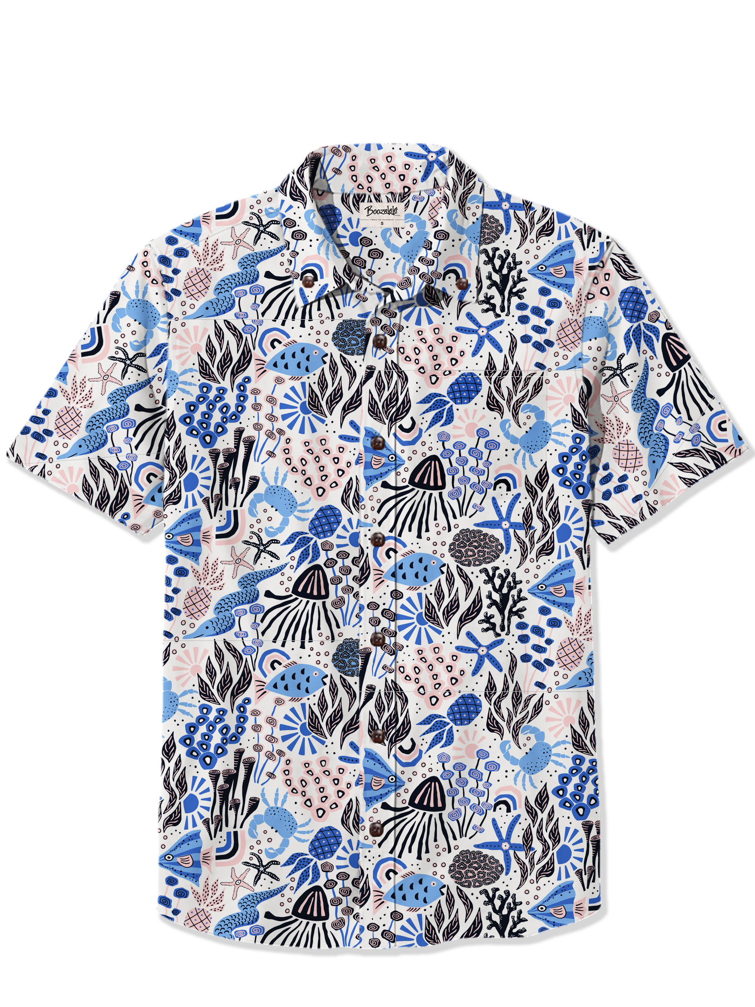 [Vivian Hasenclever X Boozelele]Starfish Fish Coral Paradise- 100% Cotton Shirt