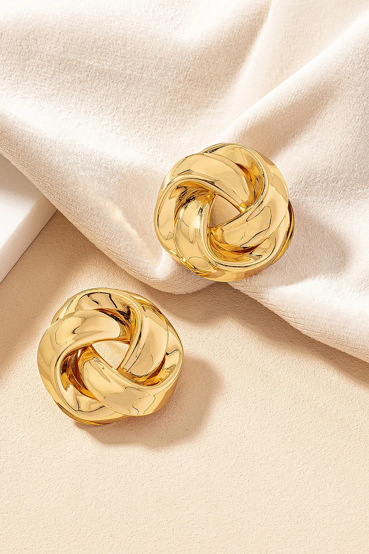 Fashion Geometric Twist Candy Earrings