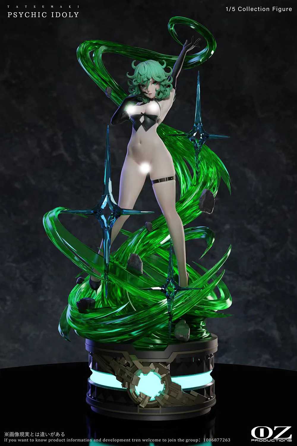 1/5 Scale Tatsumaki with LED - One Punch-Man Resin Statue - OZ Production  Studios