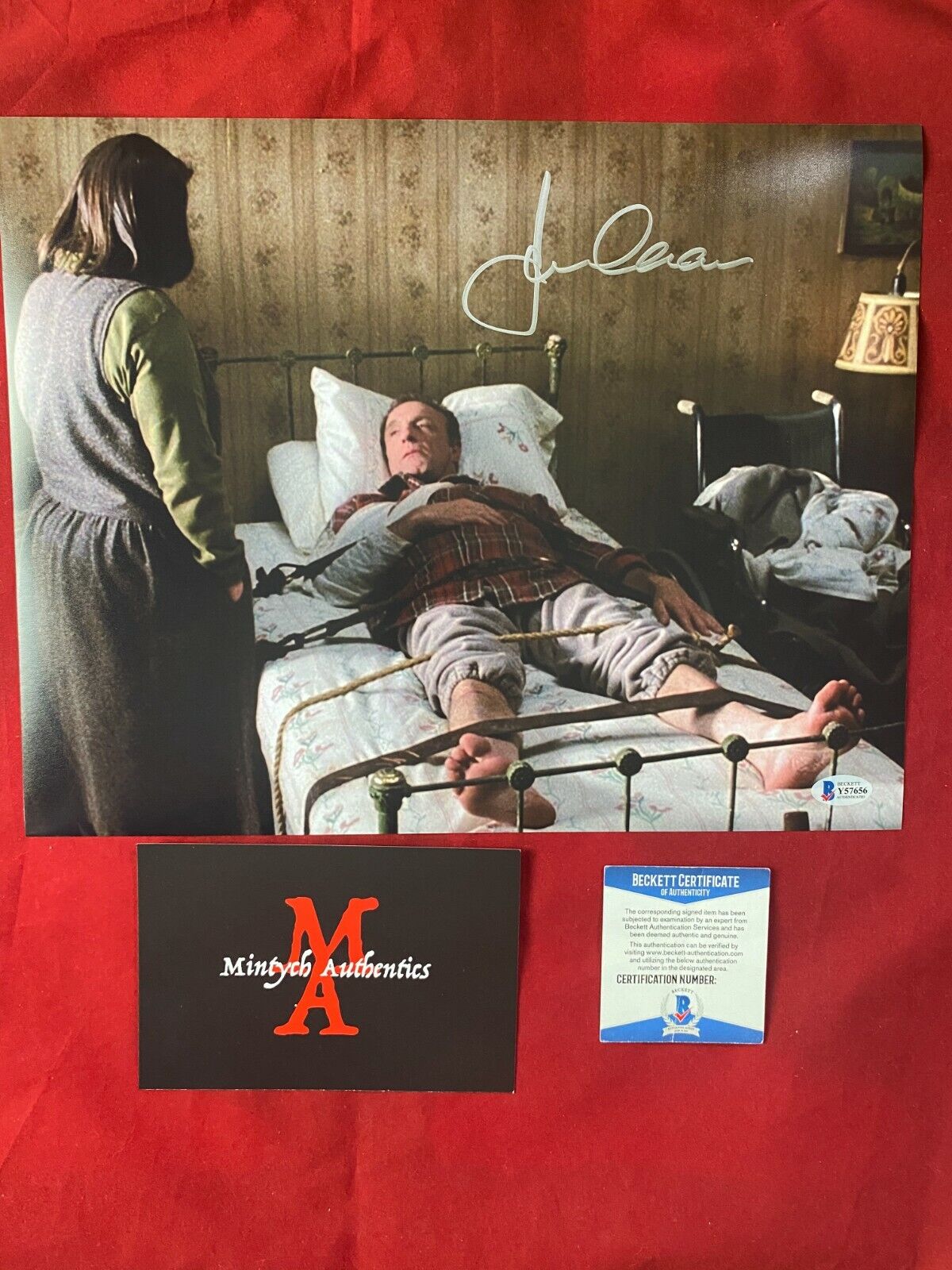 JAMES CAAN AUTOGRAPHED SIGNED 11x14 Photo Poster painting! MISERY! BECKETT COA! STEPHEN KING!