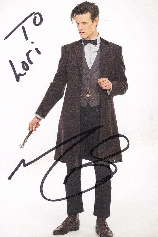 MATT SMITH Autographed Signed DOCTOR WHO Photo Poster paintinggraph - To Lori