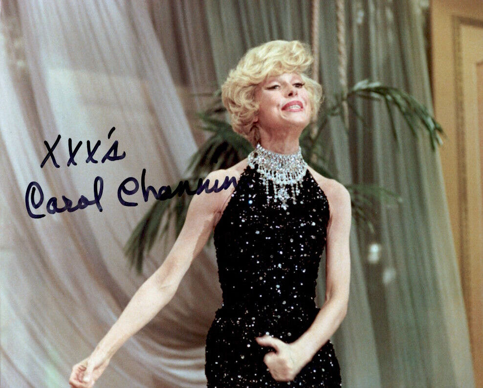 Carol Channing signed authentic 8x10 Photo Poster painting COA