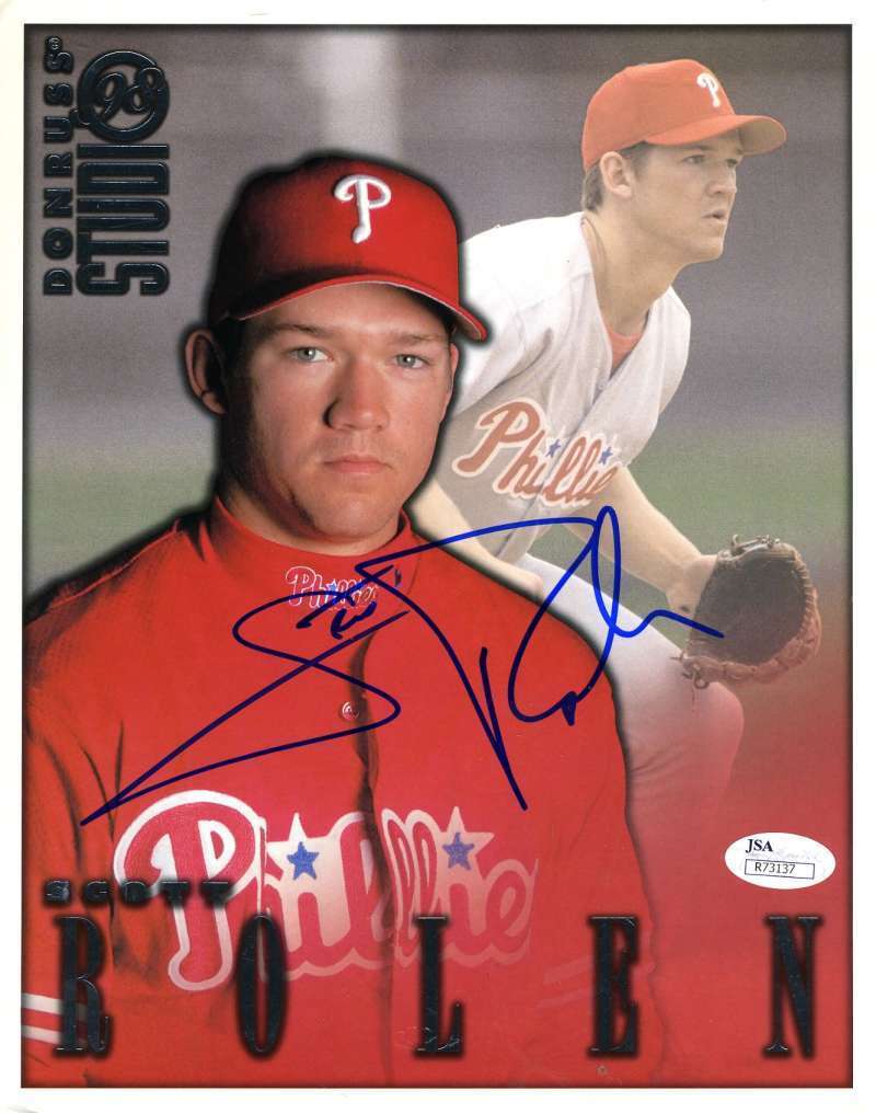 Scott Rolen Jsa Certified Authentic Hand Signed 8x10 Photo Poster painting Autograph Phillies