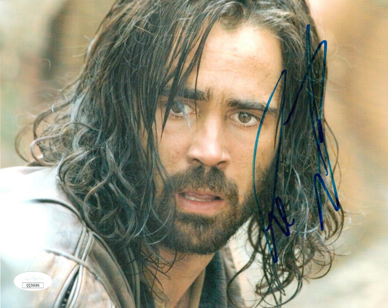 COLIN FARRELL Signed THE NEW WORLD 8x10 Photo Poster painting Autograph JSA COA