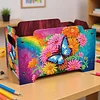 5D DIY Diamond Painting Decorative Storage Box Wood Storage Clutch (Butterfly)