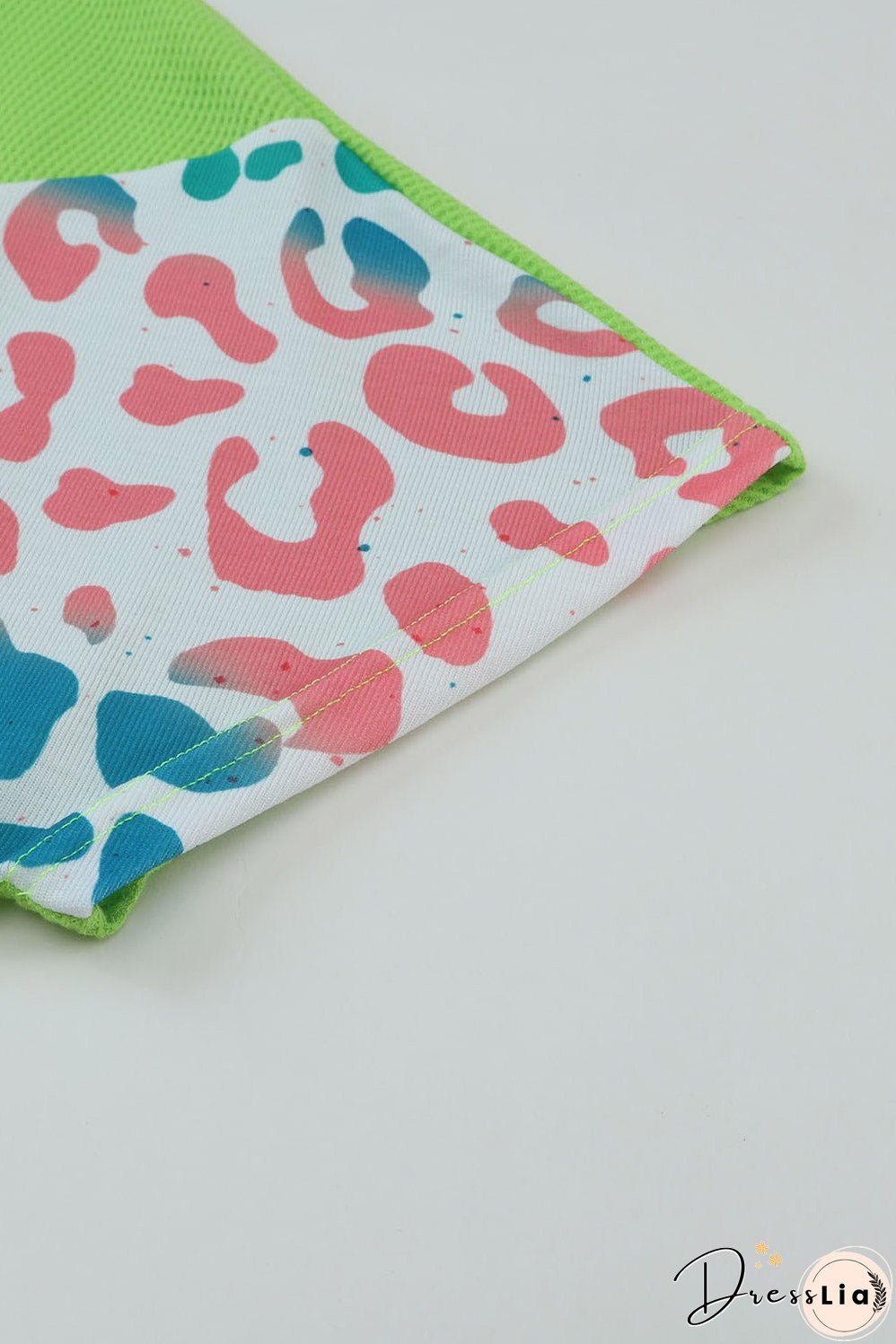 Leopard Waffle Knit T-Shirt