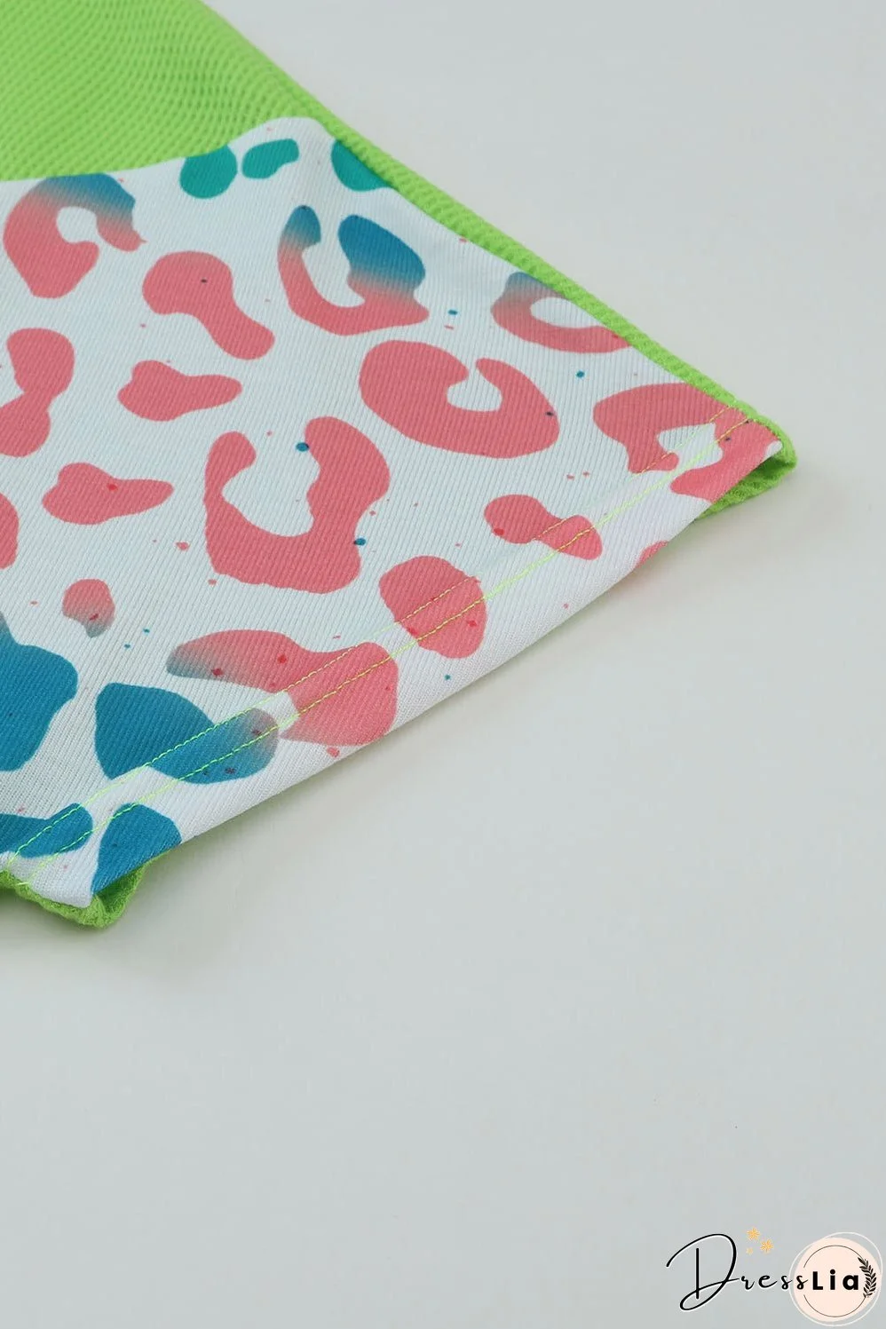 Leopard Waffle Knit T-Shirt