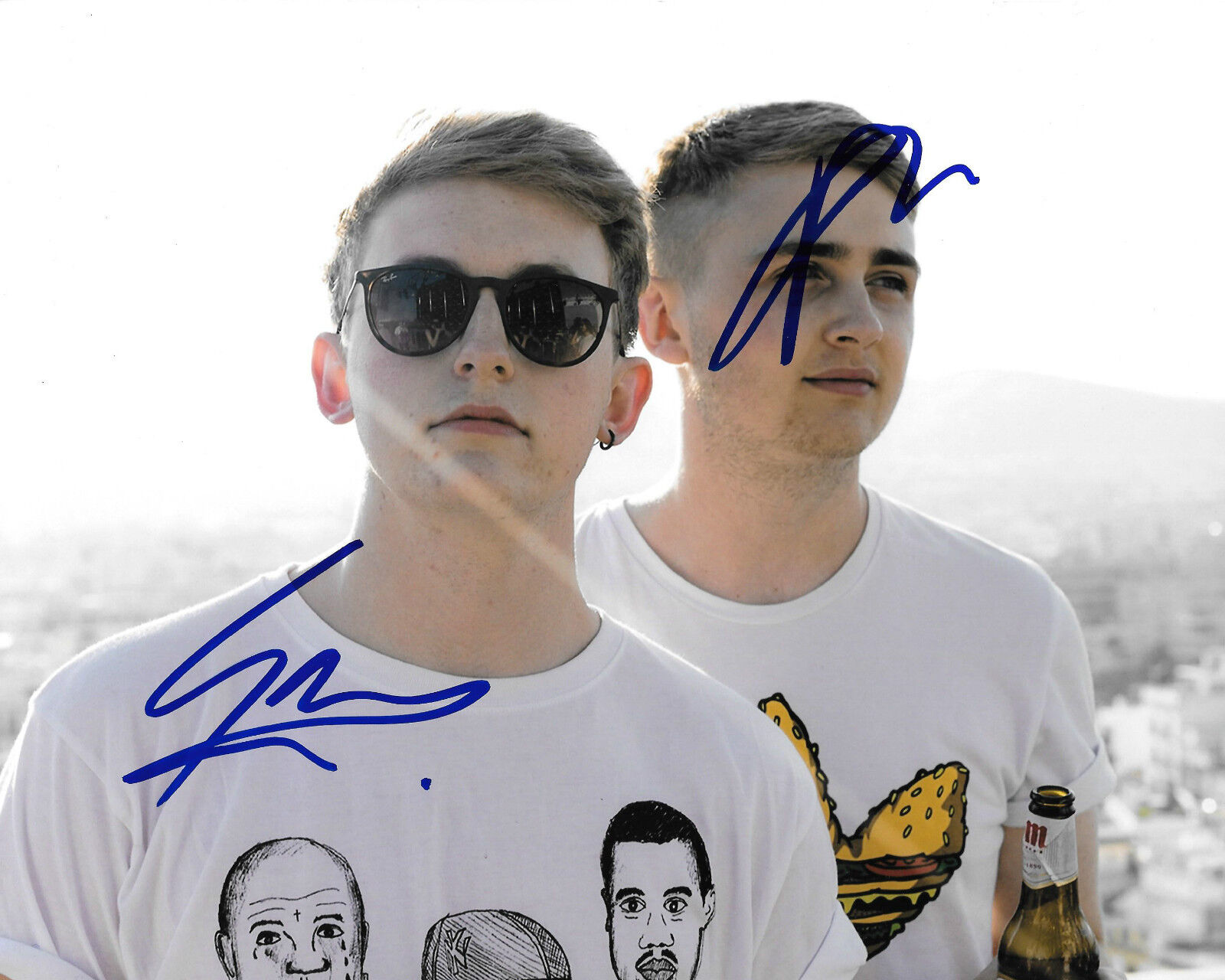 GFA Electronic Music Duo * DISCLOSURE * Band Signed 8x10 Photo Poster painting AD5 COA