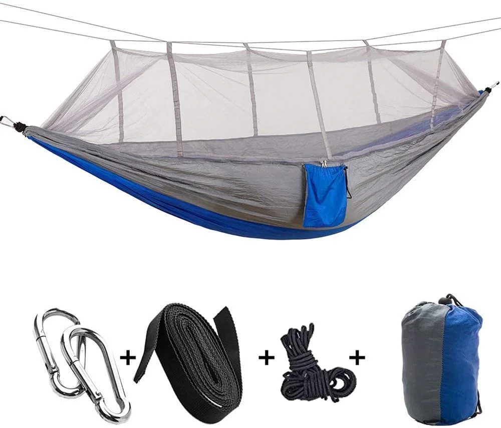 All-In-One Double Person Lightweight Backpacking Camping Hammock Tent With Mosquito Net
