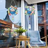 2pcs Easter Bunny Diamond Painting Double-sided Crystal Window Suncatcher Craft Set Birthday Gifts Home Garden Decor Hanging Kit