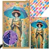 (40*70cm)Girl - Square AB Drill Diamond Painting