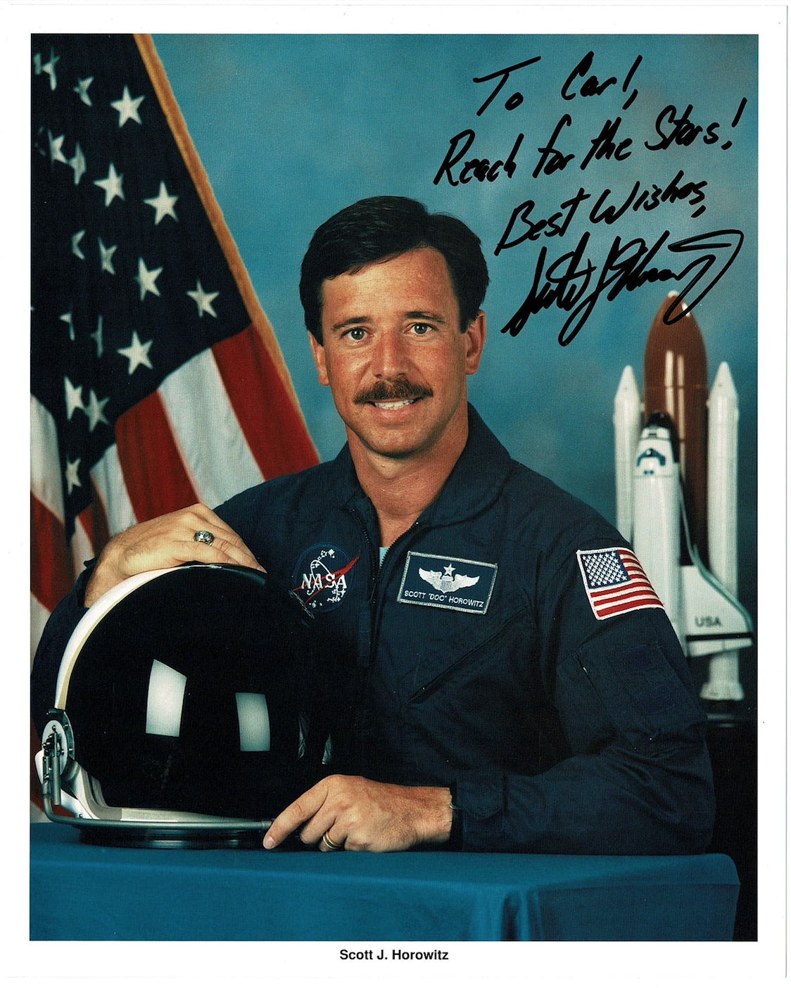 Scott Horowitz signed autographed NASA 8x10 Photo Poster painting! AMCo Authenticated! 5752