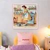 Modern Housewife-11CT Stamped Cross Stitch 40*40cm/15.75*15.75in tapestrymarket
