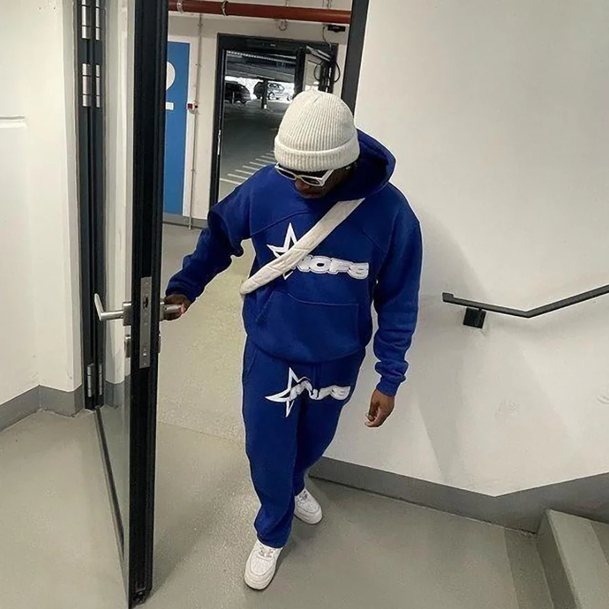 Retro Aesthetic Hipster Letter Print Loose Sweatshirt Y2K Hip Hop Streetwear