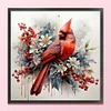 Cardinal - 11CT Counted Cross Stitch - 40*40cm - Bird