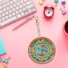 1PC DIY Diamond Painting Stained Glass Lettter Keychain