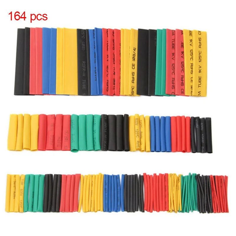 127/164/328 / Heat Shrinkable Tube Insulation Shrinkable Tube all Kinds of Electronics Wrapping Wire and Cable Sleeve Kit