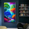 Colourful Trees - Round AB Drills Diamond Painting(45x75cm)