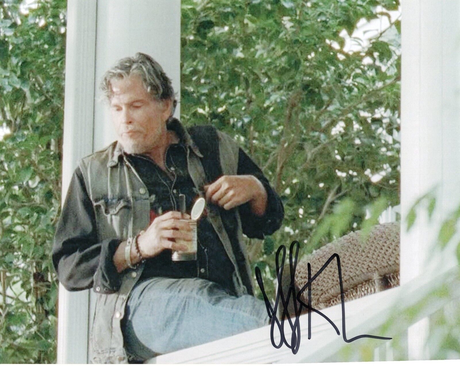 Jeff Kober China Beach Sgt. Evan Dodger Winslow Signed 8x10 Photo Poster painting w/COA #2