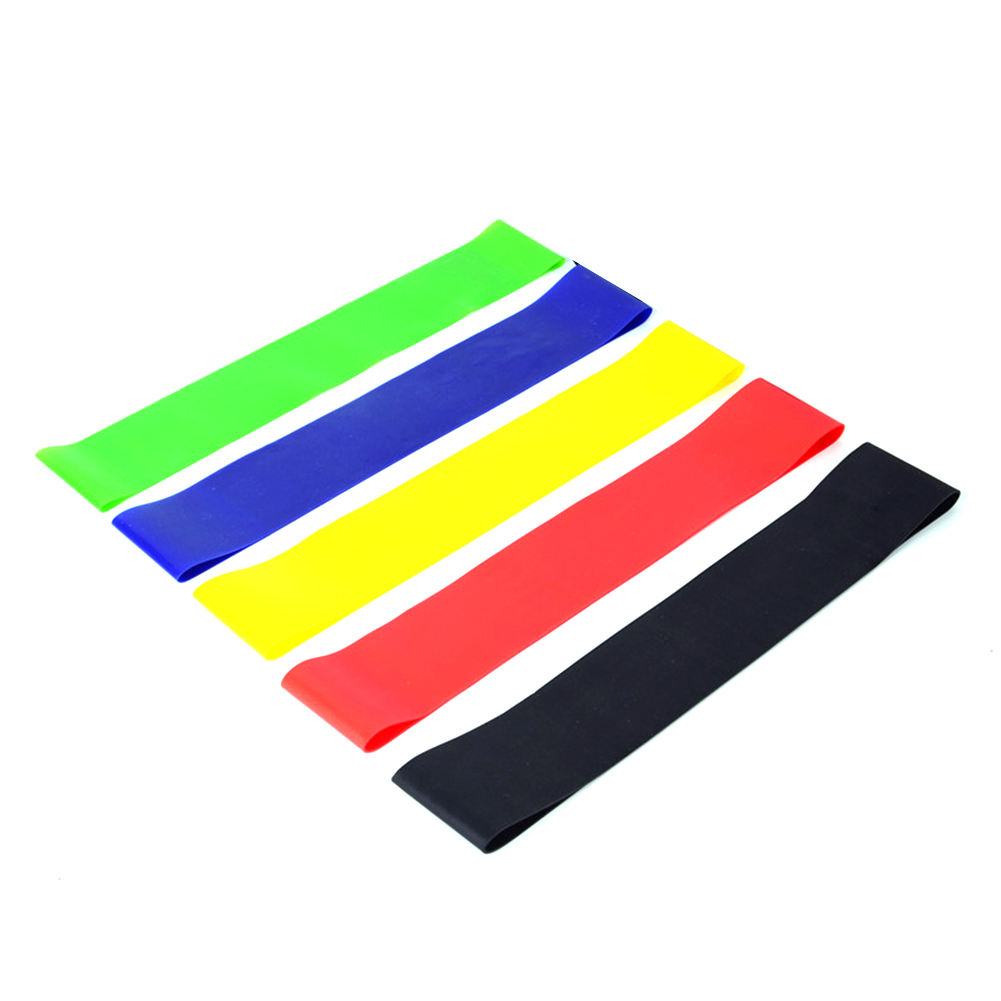 

5pcs Elastic TPE Resistance Belt Yoga Sports Squats Training Booty Bands, 501 Original