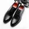 Mens British Wingtip Derby Dress Shoes