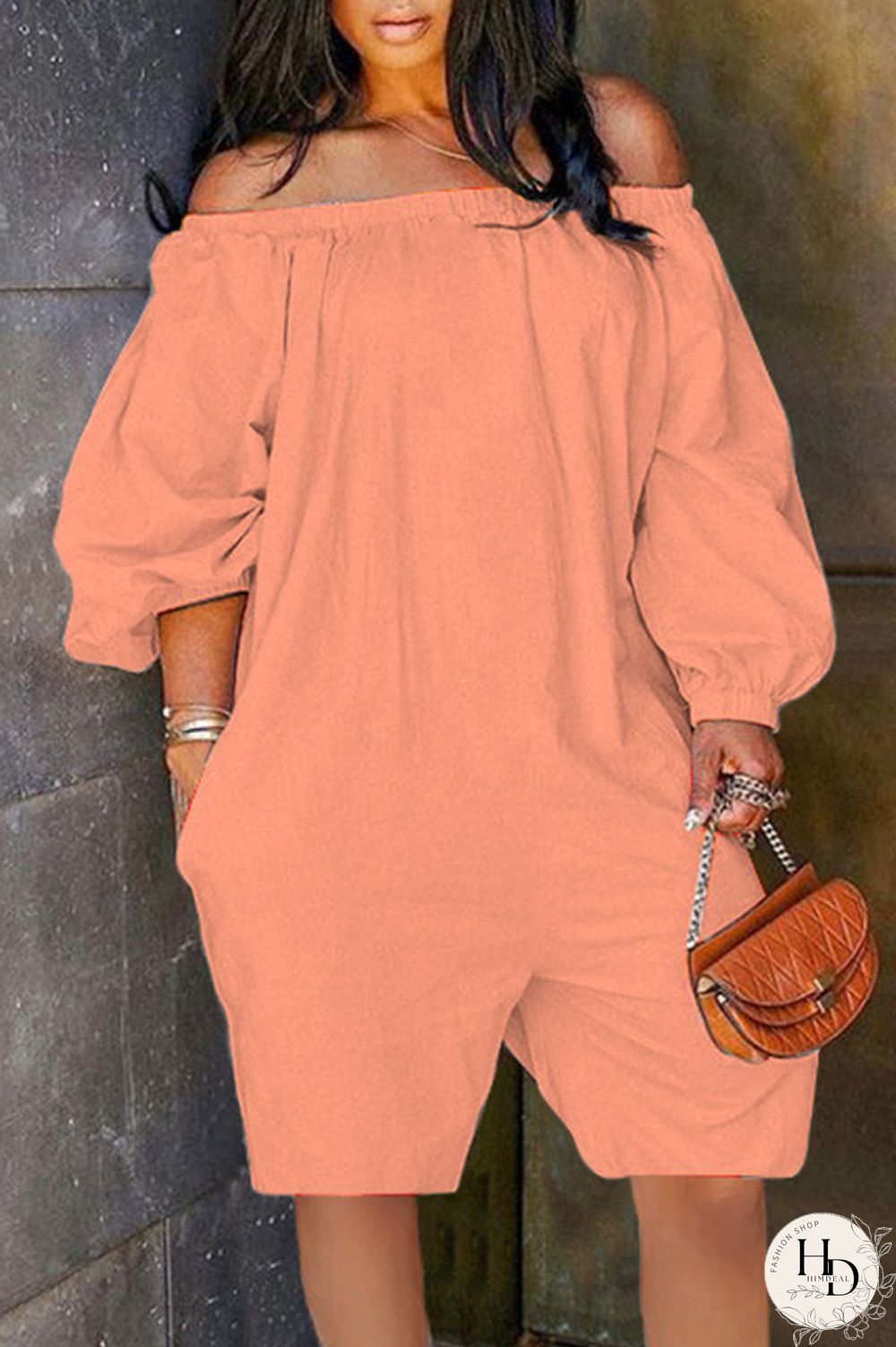 White Casual Solid Patchwork Off the Shoulder Loose Jumpsuits