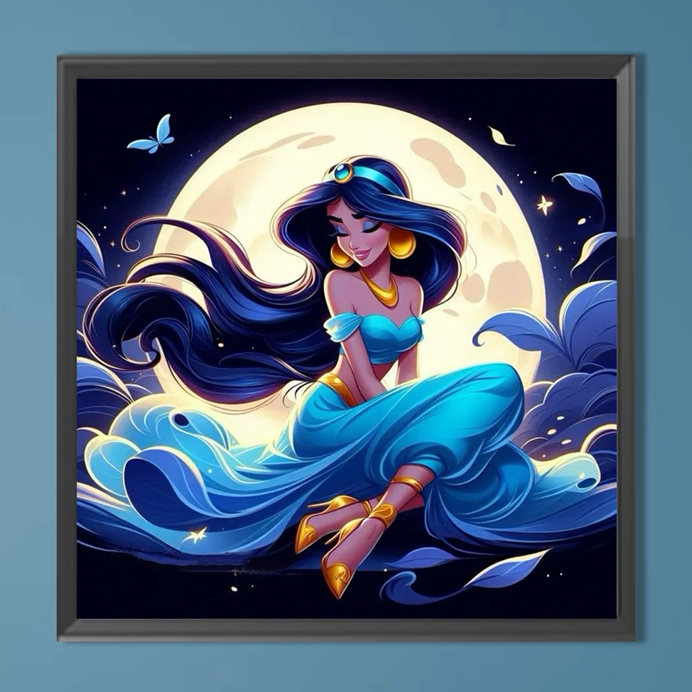 Diamond Painting - Full Round Drill - Moon Princess(Canvas|40*40cm)