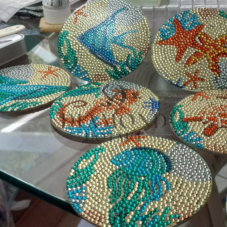 Marine Life Diamond Painting Coasters – All Diamond Painting