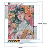 Diamond Painting-DIY Full Round Drill Girl(40X50cm)