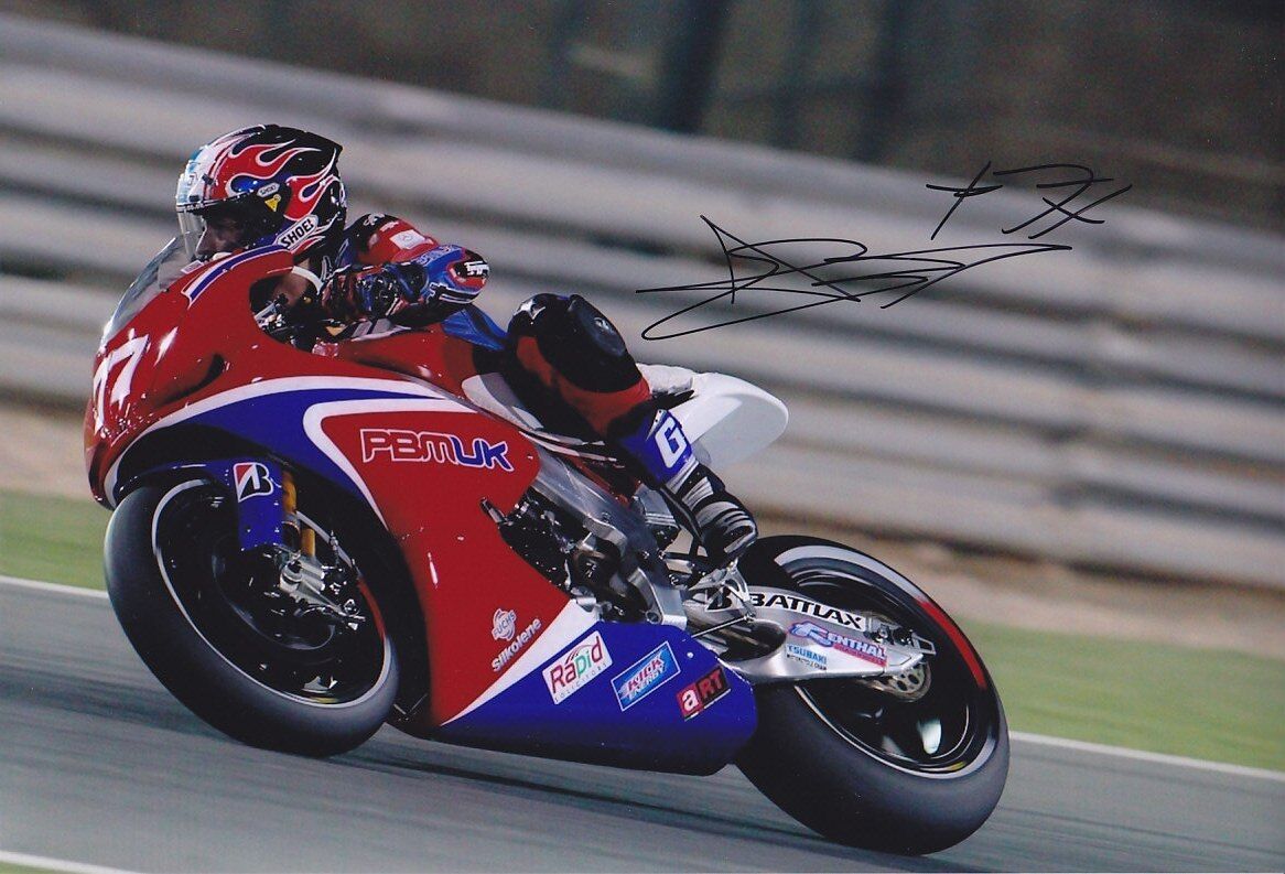 MotoGP JAMES ELLISON Signed ART Colour 12x8 Photo Poster painting (B)