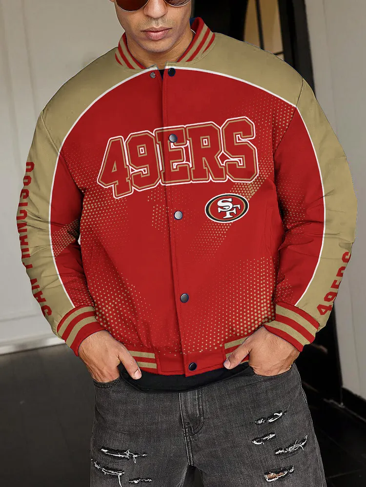San Francisco 49ers National Football League 2024 Make Your Mark Unisex Varsity Jacket