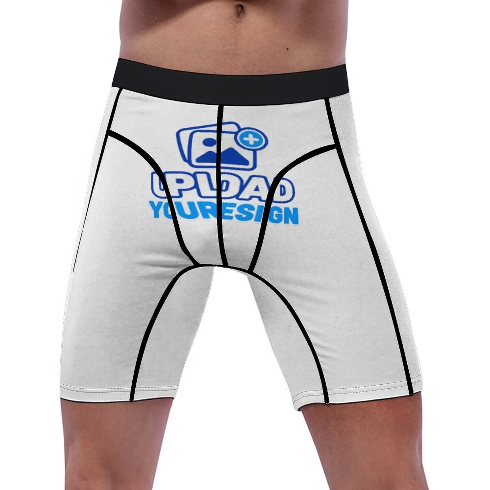 Men's Compression Shorts custom product view 7