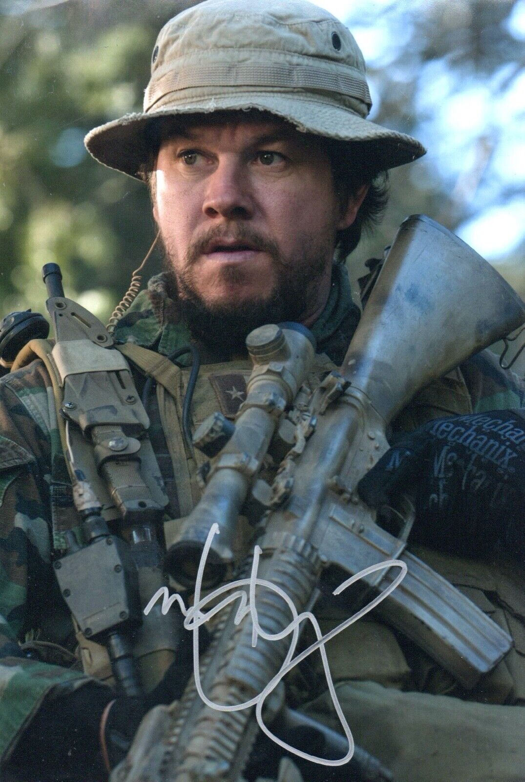 Mark Wahlberg Signed 10 by 8 inches Genuine Signature Photo Poster painting Autograph
