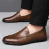 Breathable casual soft-soled non-slip leather shoes