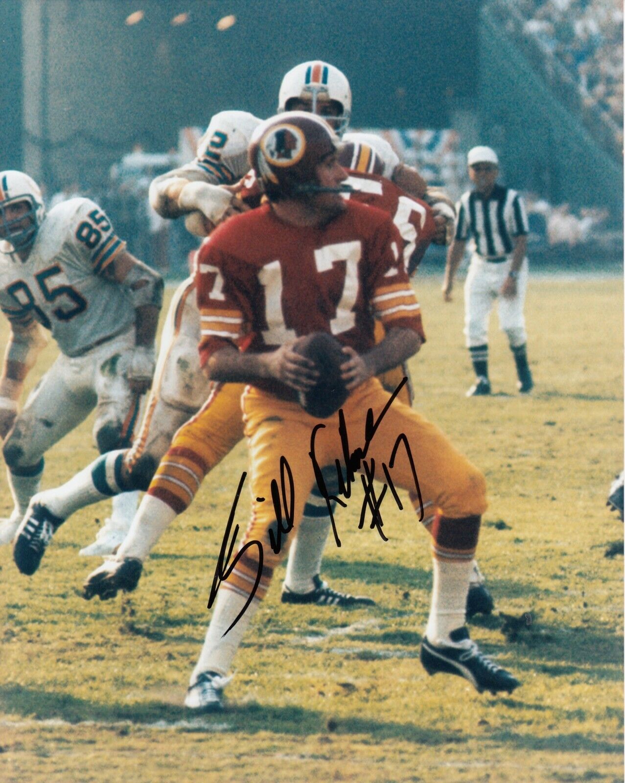 Bill Kilmer #2 8x10 Signed Photo Poster painting w/ COA Washington Redskins