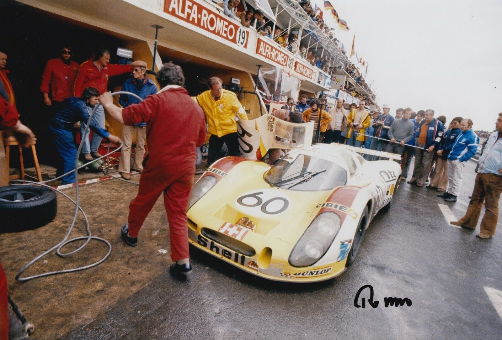 Reinhold Joest Hand Signed 12x8 Photo Poster painting - Le Mans Porsche Autograph 11.