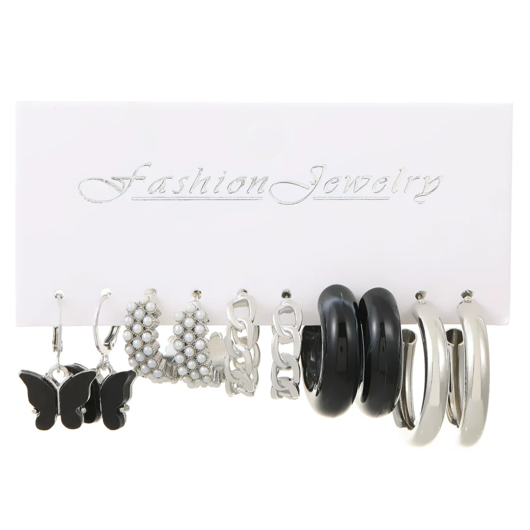 Pearl Earrings Set