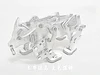Brand new aluminum alloy wooden ox and horse ornament
