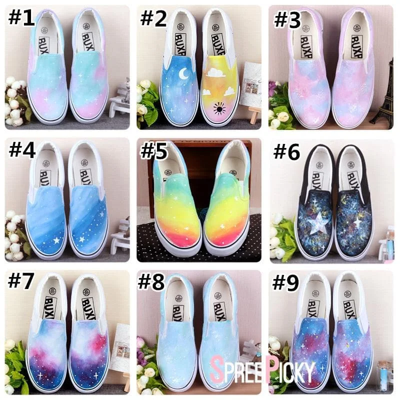 Galaxy Slip Canvas Shoes SP179221